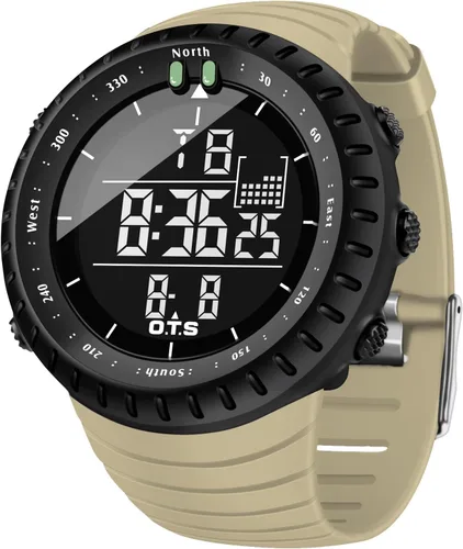 Vista 16 de PALADA Men's Digital Sports Watch Waterproof Tactical Watch with LED Backlight Watches for Men
