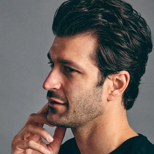 Vista 3 de Brickell - Pegamento para el cabello para hombre para esculpir y dar forma durante todo el día, con aceite de argán, vitamina E y aloe, 2 onzas