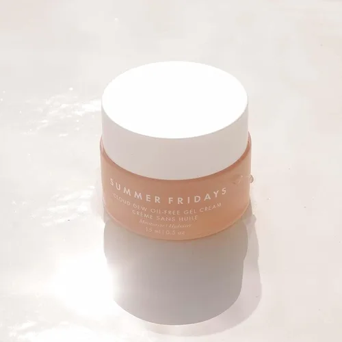 Vista 2 de Summer Fridays Cloud Dew Gel Cream Hidratante Mini - Hidratante facial ligero con ácido hialurónico + ceramidas para hidratación y piel tersa