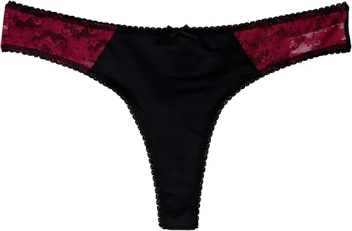 Vista 2 de LYYTHAVON - Juego de 7 tangas para mujer encaje elástico elastano y nailon
