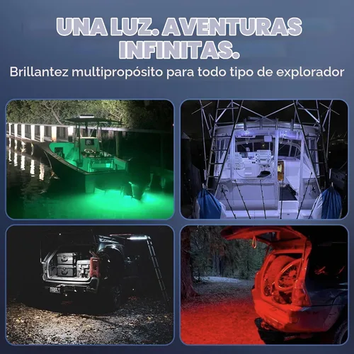 Vista 6 de Black Oak Luces LED marinas LED para barco, luces de acento marino, luces de pesca, luces de cortesía, luces de cubierta, luces blancas regulables