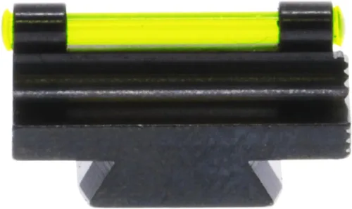 Vista 3 de Mira de pistola de acero de 3/8 pulgadas de riel frontal de sustitución de fibra óptica, rampa de mira de altura opcional, roja/verde