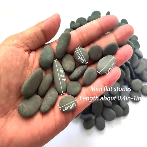 Vista 4 de Rocas para pintura, 200 piedras pequeñas de río, piedras lisas seleccionadas a mano para petroglifos artesanales, actividades de pintura, decoración