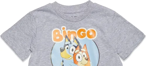 Vista 6 de BLUEY & Bingo - Camiseta de moda transpirable para niñas