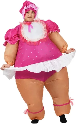 Vista 2 de JYZCOS Disfraz inflable de bebé para adulto