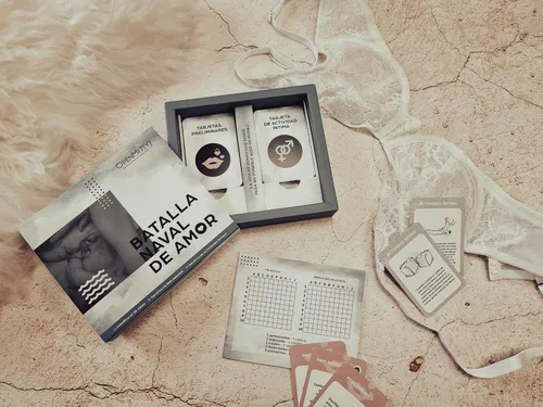 Vista 4 de Batalla Naval de Amor. Regalo para parejas. Juego romántico