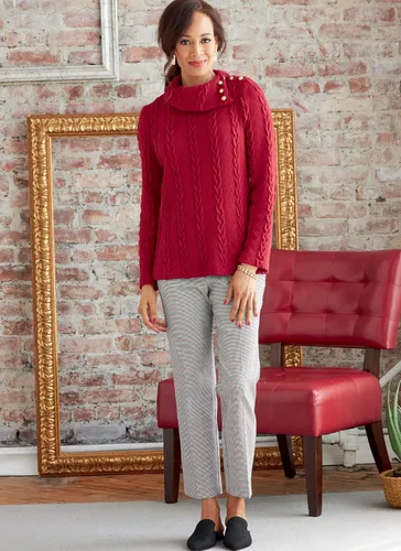 Vista 6 de Butterick Misses' Top - Kit de patrones de costura con código B6857, tallas XS-S-M-L-XL-XXL, multicolor