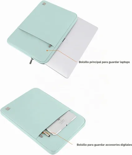 Vista 6 de DOMISO Funda para Laptop Funda Protectora Compatible con MacBook Air M4/A3241 2025 de 15 pulgadas, M3/A3114, M2/A2941, MacBook Pro A1990 A1707 de 15