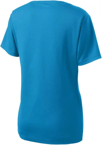 Vista 6 de SPORT-TEK Ladies PosiCharge RacerMesh V-Neck TEE F20