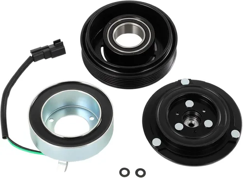 Vista 40 de cciyu Embrague del compresor de aire acondicionado 1993-1997 para Ford E-350 Econoline 7.3L 1993-1997 para Ford E-350 Econoline Club Wagon 7.3L