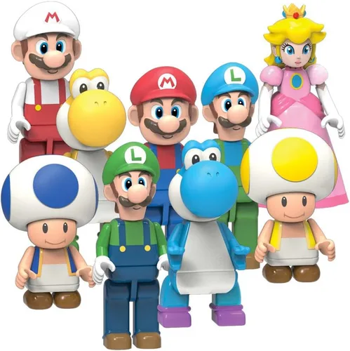 Vista 2 de K'NEX Nintendo Super Mario Bros. Wii Bolsa ciega Mini Figura (Serie 1)