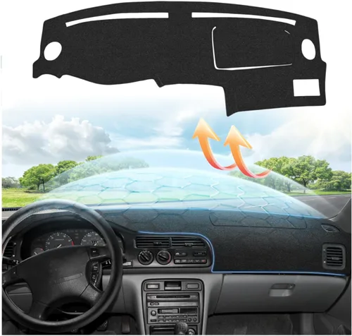 Vista 17 de CARTIST Cubierta de Tablero de Ajuste Personalizado para Chevy Chevrolet Silverado/GMC Sierra 1500 2014-2018, Silverado/GMC Sierra 2500HD 3500HD