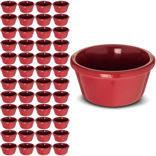 Vista 24 de Carlisle FoodService Products Tazón de plástico para salsa Ramekin para el hogar y el restaurante, plástico, 4 onzas, color negro
