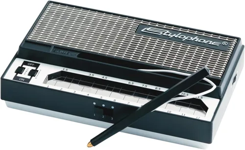 Vista 7 de Stylophone Rosa - El sintetizador electrónico de bolsillo original - Edición especial Instrumento musical sintetizador Teclado sintetizador