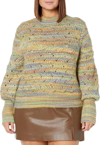 Vista 4 de The Drop Ryder Ombre - Suéter de cuello alto falso para mujer
