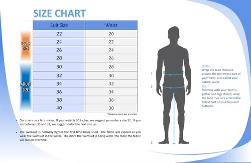Vista 2 de Adoretex Traje de baño con alas laterales para niños y hombres