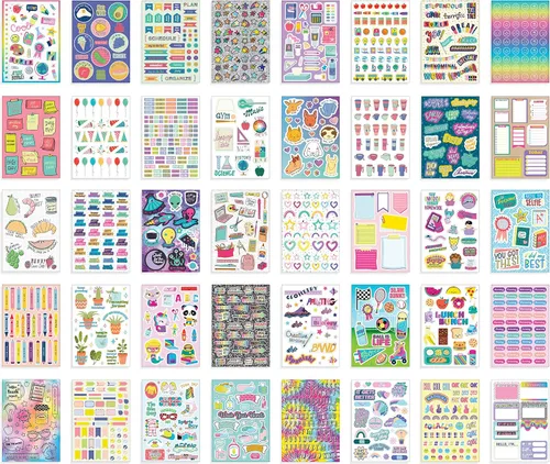 Vista 2 de Fashion Angels Más de 1000 calcomanías para profesores serie 11 (78048) 40 páginas de calcomanías para que los estudiantes y profesores disfruten
