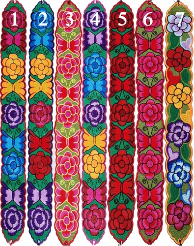 Vista 2 de YZXDORWJ Cinturón mexicano para mujer, diseño bohemio, floral, tradicional, fiesta