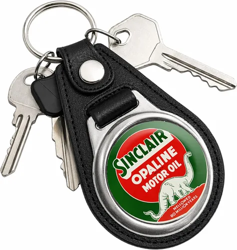 Vista 37 de Brotherhood Round Key Chain for Vintage Motor Oil, Petroleum, and
