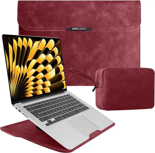 Vista 11 de Funda para portátil de 13-14 pulgadas con soporte para MacBook Neo 13 - Caqui