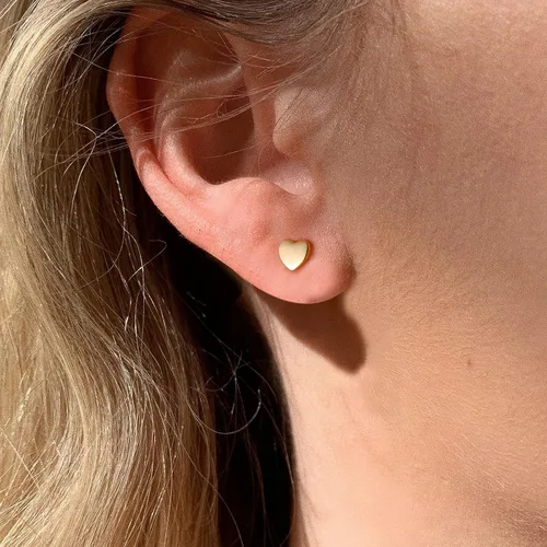 Vista 3 de Aretes de plata de ley 925 con cruz infinita pequeña, hipoalergénicos, para mujeres, niñas, adolescentes y niños, Metal, no conocido