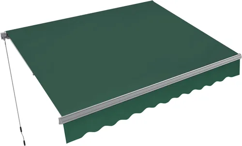 Vista 14 de MCombo Toldo de patio de 8 x 7 pies para toldos retráctiles manuales (blanco hueso, 8 x 7 pies) Aluminum Frame; 280g/m² Polyester Fabric; Fabric