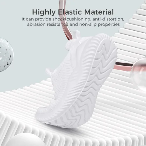 Vista 3 de Rospick Tenis sin cordones para hombre zapatos de caminar para hombre a la moda ligeros transpirables tenis deportivos
