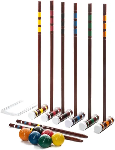 Vista 6 de Franklin Sports Juego de croquet para seis jugadores, 1