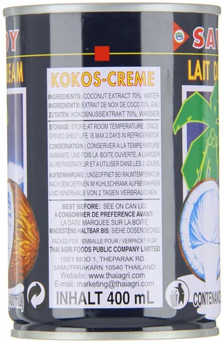 Vista 6 de Savoy Crema de coco, 14 onzas líquidas (paquete de 12)