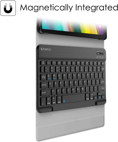 Vista 5 de FINTIE Funda de teclado para Samsung Galaxy Tab S5e 10.5 2019 Modelo SM-T720/T725/T727, cubierta delgada con teclado Bluetooth inalámbrico