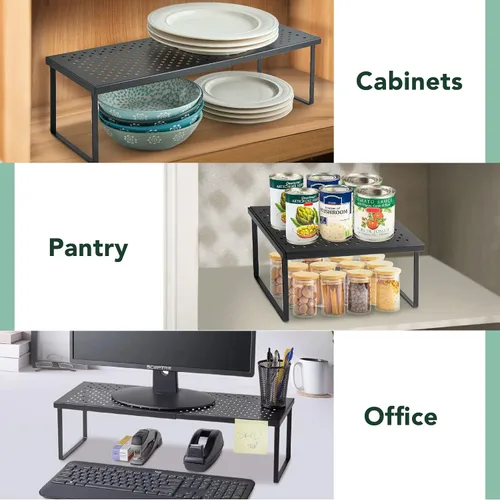 Vista 7 de Nifty - Estante extensible ajustable, color negro