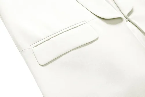 Vista 6 de Urban CoCo Chaqueta blazer de oficina para mujer con frente abierto