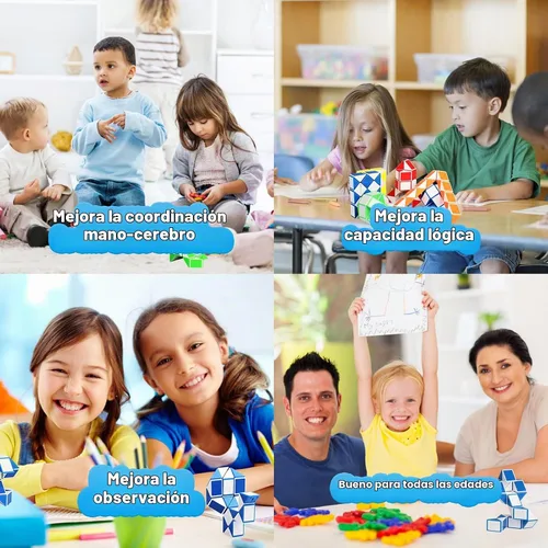 Vista 4 de Fidget Snake Cube Puzzle Juguetes para Niños Recuerdos de Fiesta 12