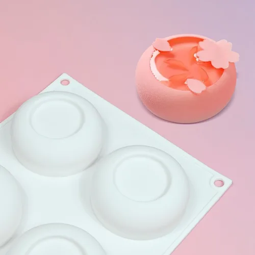 Vista 9 de mostsom Molde de silicona para mousse, molde de mousse de forma redonda, molde de silicona para tartas, herramienta para hornear, postre