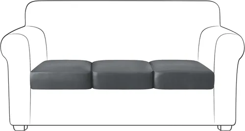 Vista 11 de Yates Home Funda de cojín de piel sintética para sofá, impermeable, elástica, para asiento de caravana, sofá biplaza, protector de muebles, funda