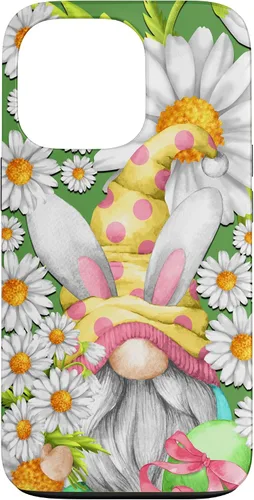 Vista 10 de Funny Easter Gnome Graphic for Women Teachers and Daisy Mom Case for iPhone 17