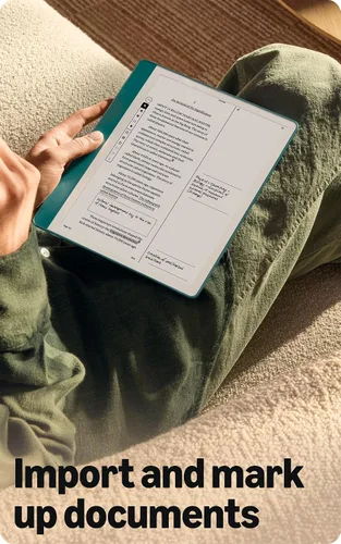 Vista 6 de Nuevo Amazon Kindle Scribe (16 GB). Pantalla rediseñada con bordes uniformes. Ahora escribe directamente en libros y documentos. Con resumen
