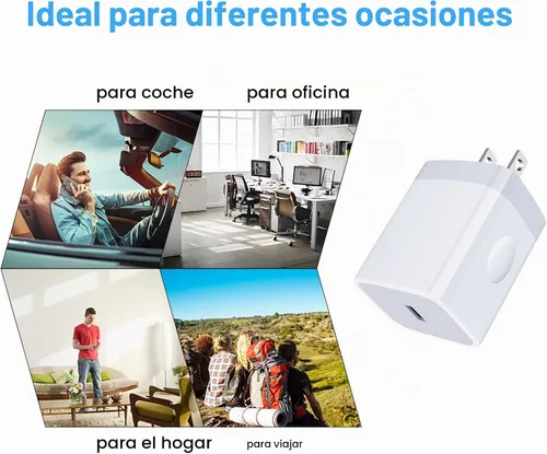 Vista 6 de Bloque de cargador rápido USB C Box para Samsung Galaxy A17 5G A16 A15/A54 1 blanco