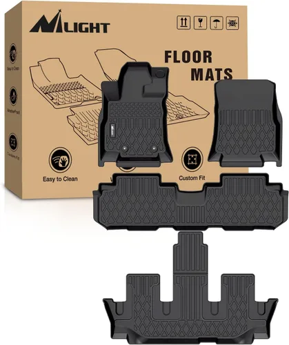 Vista 13 de Nilight Alfombrillas TPE para Subaru Outback Legacy 2010 2011 2012 2013 2014 para todo tipo de clima, ajuste personalizado, forros de piso