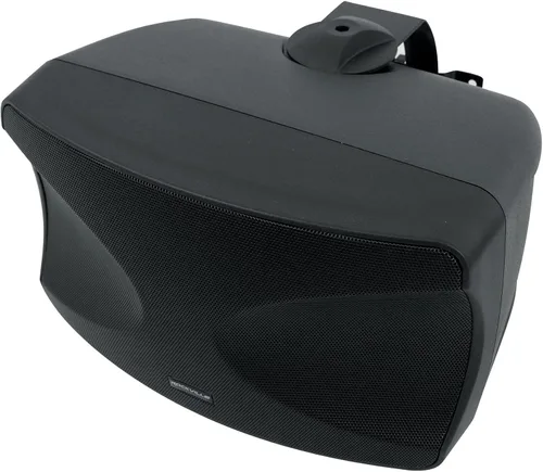 Vista 4 de Rockville WET-44 PRO Altavoces duales de montaje en pared de 4 pulgadas y 70 V, negro, giratorio de 4 vías, IPX55 para interiores y exteriores