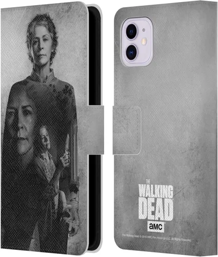 Vista 14 de Head Case Designs AMC - Funda de piel con licencia oficial de AMC The Walking Dead Abraham Double Exposure compatible con Apple iPhone 11