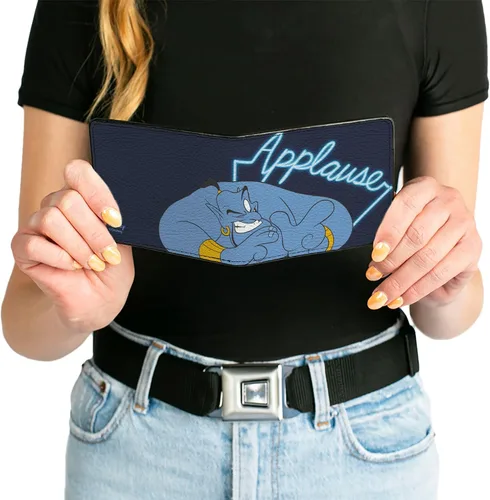 Vista 6 de Buckle-Down Billetera plegable para hombre Aladdin Genie