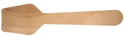 Vista 2 de Perfect Stix - 95-100 cucharas ecológica, de madera, cuadrada, cubiertos reciclables, cuchara para probar comida, con concavidad, 3-1/2 pulgadas