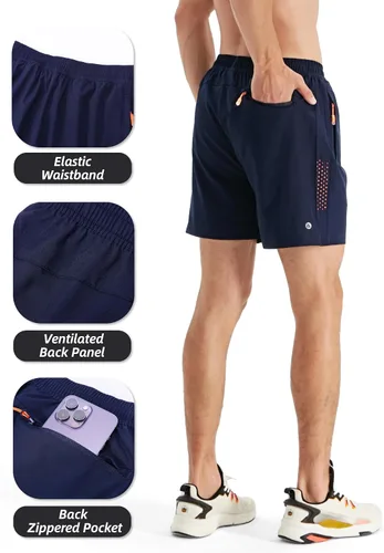 Vista 4 de HIFEOS Pantalones cortos deportivos para hombre, pantalones cortos de entrenamiento para correr, tenis, gimnasio, 5, 7, 9 pulgadas, cómodos