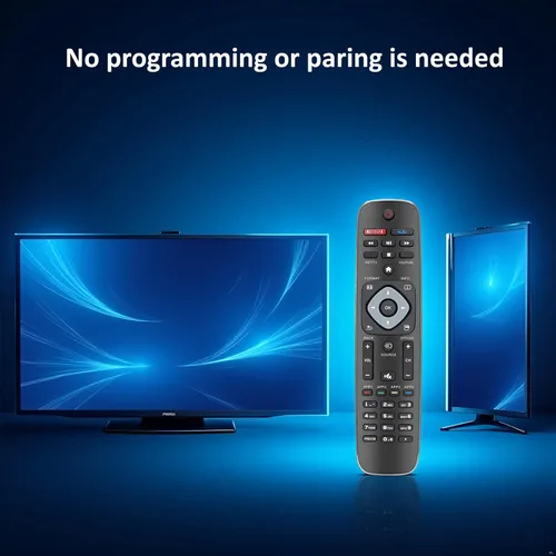 Vista 4 de Mando a distancia universal para Philips TV, repuesto para todos los televisores inteligentes Philips LCD LED 4K UHD