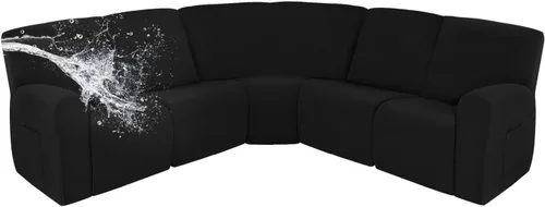 Vista 12 de Easy-Going - Funda 100% impermeable para sofá reclinable, fundas de sofá elásticas para sofás reclinables, funda de sofá seccional extra grande