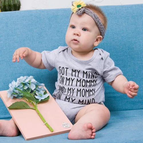 Vista 2 de BFUSTYLE Mameluco divertido para bebés niños y niñas de 0 a 18 meses