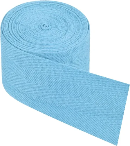 Vista 250 de PATIKIL Cinta de sarga de algodón de 1 pulgada, 50 yardas, cinta de algodón, cinta de encuadernación al bies, cinta de espiga para costura, Verde