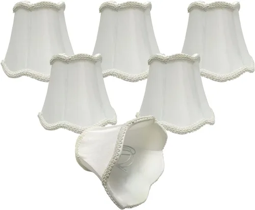 Vista 10 de Royal Designs, Inc. CSO-1029-5BG, lámpara de araña festoneada con clip, color beige, 1 unidad