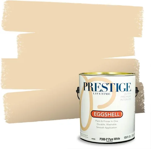 Vista 136 de PRESTIGE Pintura exterior e imprimación en uno, bronceado Aberdeen, plano, 1 galón